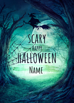 Grønt kort til Halloween