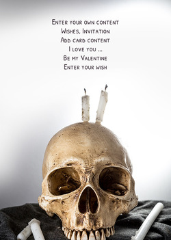 Kort med Corpses Skull